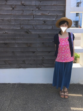 「fafa（フェフェ）のアイテム」を使った、imaさん（レディース・157cm）の夏コーディネート