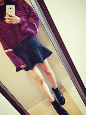 「yellow（イエロー）のアイテム」を使った、jiyoung kimさん（レディース・160cm）の秋コーディネート