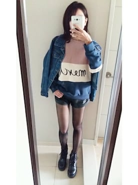 「yellow（イエロー）のアイテム」を使った、jiyoung kimさん（レディース・160cm）の秋コーディネート