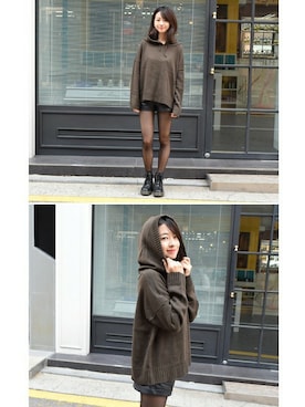 「yellow（イエロー）のアイテム」を使った、jiyoung kimさん（レディース・160cm）の秋コーディネート