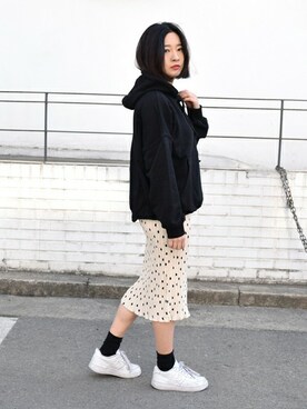 パーカーを使った プリーツスカート の人気ファッションコーディネート 地域 韓国 Wear