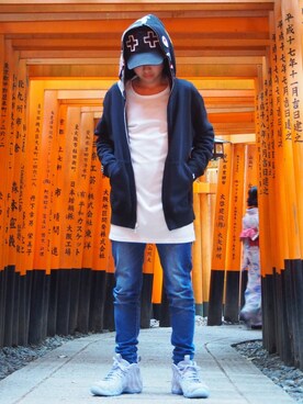 「FRESH.I.AM（フレッシュ.アイ.アム）のアイテム」を使った、きりとさん（メンズ・165cm）の秋コーディネート