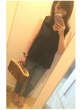 「relume」｜meiさん（レディース・153cm）の夏コーディネート