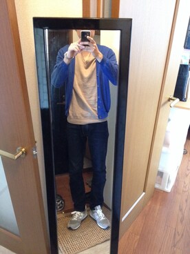 「NEW BALANCE（ニューバランス）のNew Balance M996（スニーカー、グレー系）」を使った、ベンベンさん（メンズ・177cm）の春コーディネート