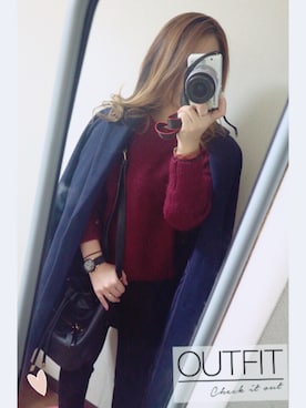 saya♡さん（レディース・152cm）の冬コーディネート