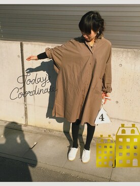 ぽんた2さん(レディース・155cm)の春コーディネート