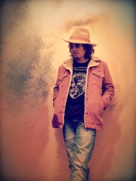 「Wrangler」｜「アイテム（福袋/福箱）」を使った、☆ash★◡̎*さん（メンズ・167cm）の秋コーディネート