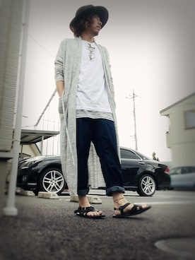 ☆ash★◡̎*さん(メンズ・167cm)の夏コーディネート