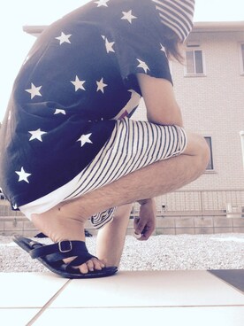 ☆ash★◡̎*さん（メンズ・167cm）の夏コーディネート