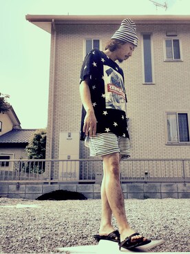 ☆ash★◡̎*さん（メンズ・167cm）の夏コーディネート