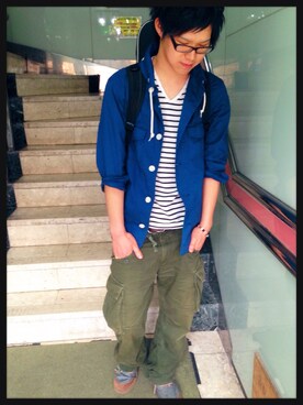 あべまんさん(メンズ・180cm)の春コーディネート