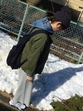 「静岡」｜「アイテム（オールインワン・サロペット）」を使った、このみさん（レディース・157cm）の春コーディネート