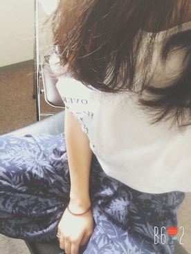 「In bloom（インブルーム）のアイテム」を使った、SoRさん（レディース・162cm）の夏コーディネート