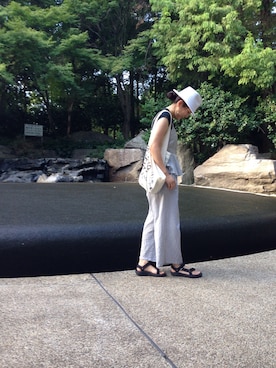 somさん（レディース・161cm）の夏コーディネート