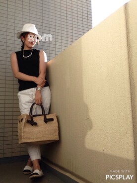 somさん（レディース・161cm）の夏コーディネート