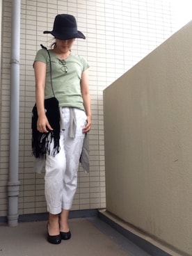 somさん（レディース・161cm）の夏コーディネート