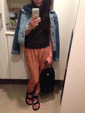 somさん（レディース・161cm）の秋コーディネート