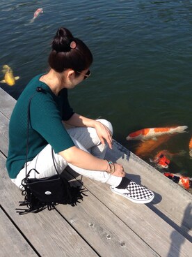 somさん（レディース・161cm）の秋コーディネート