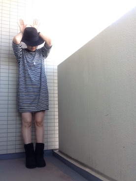 「ハットコーデ」｜somさん（レディース・161cm）の秋コーディネート