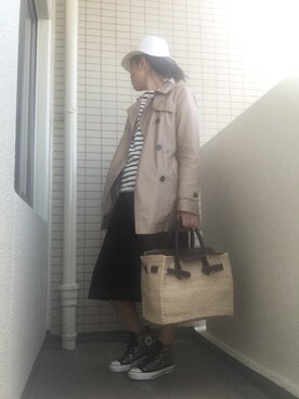 somさん（レディース・161cm）の春コーディネート