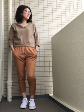 somさん（レディース・161cm）の春コーディネート