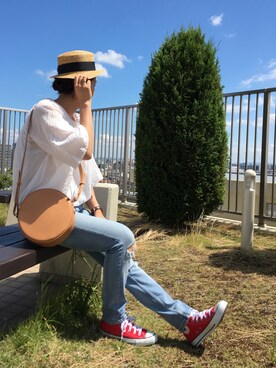 somさん（レディース・161cm）の夏コーディネート