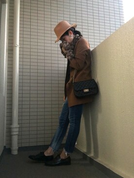 somさん（レディース・161cm）の秋コーディネート