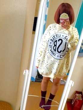 「Little sunny bite（リトルサニーバイト）のアイテム（ワンピース/ドレス）」を使った、Saaachiさん（レディース・154cm）の秋コーディネート