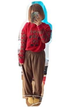 「タータンチェック」｜Saaachiさん（レディース・154cm）の冬コーディネート