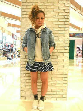 mihoさん（レディース・148cm）の春コーディネート