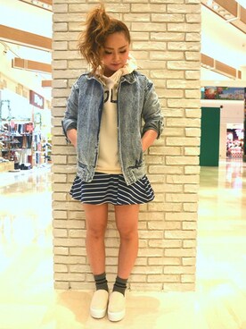 mihoさん（レディース・148cm）の春コーディネート