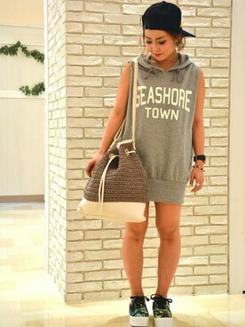 mihoさん（レディース・148cm）の春コーディネート