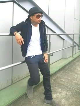 「EK BY NEW ERA（イーケーバイニューエラ）のアイテム」を使った、Rickeymouseさん（メンズ・166cm）の秋コーディネート