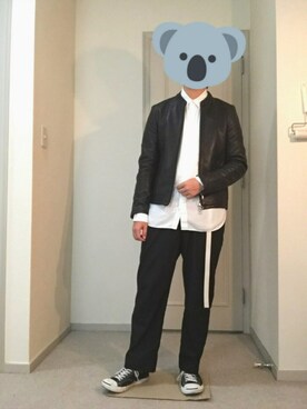 「CONVERSE（コンバース）のCONVERSE コンバース ジャック パーセル / JACK PURCEL（スニーカー）」を使った、とうふくん。さん（メンズ・170cm）の秋コーディネート