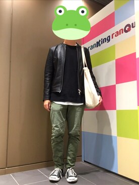 「CONVERSE（コンバース）のCONVERSE コンバース ジャック パーセル / JACK PURCEL（スニーカー）」を使った、とうふくん。さん（メンズ・170cm）の秋コーディネート