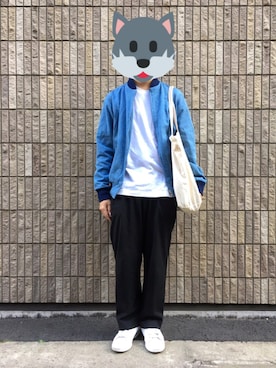 「temptation（テンプテーション）のアイテム（スタジャン）」を使った、とうふくん。さん（メンズ・170cm）の秋コーディネート