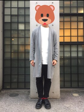 「HARE（ハレ）のアイテム（その他アウター）」を使った、とうふくん。さん（メンズ・170cm）の秋コーディネート