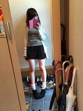 「RD（ルージュ ディアマン）のアイテム（トップス）」を使った、hidekaさん（レディース・151cm）の秋コーディネート