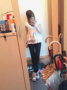 「ドラフトDAZ」｜hidekaさん（レディース・151cm）の夏コーディネート