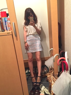 「ドラフトDAZ」｜hidekaさん（レディース・151cm）の夏コーディネート