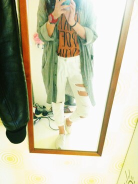 「WEAR」｜「アイテム（デニムジャケット）」を使った、huanhuansuさん（レディース・158cm）の秋コーディネート