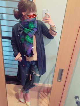 「SELECT.（セレクト）のアイテム（ジャケット/アウター）」を使った、はるぴさん（レディース・159cm）の冬コーディネート