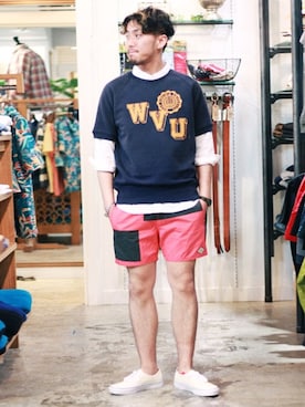 「サーフショーツ」｜yonekenさん（メンズ・170cm）の春コーディネート