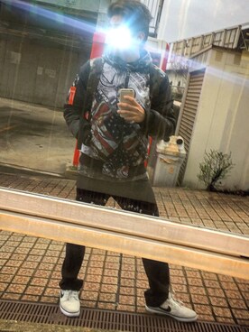 「Switch（スウィッチ）のアイテム」を使った、ANTOINE GRIEZMANNさん（メンズ・175cm）の春コーディネート