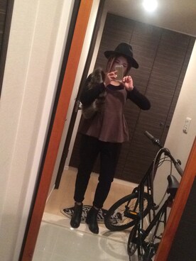 つんださん(レディース・155cm)の冬コーディネート