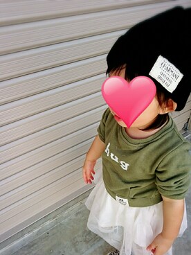 「しまむら（シマムラ）のアイテム（ワンピース/ドレス、その他）」を使った、R.さん（キッズ・120cm）の秋コーディネート