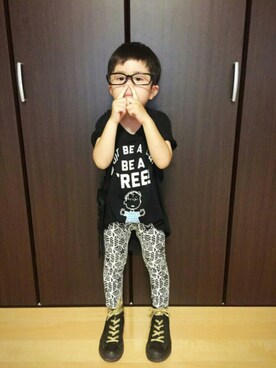 ★おうが★さん（キッズ・100cm）の夏コーディネート