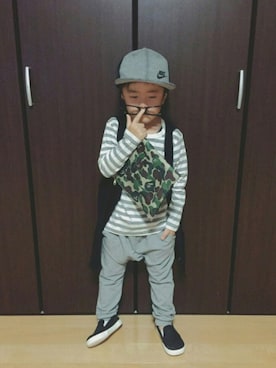 「BTCフェス」｜★おうが★さん（キッズ・100cm）の秋コーディネート