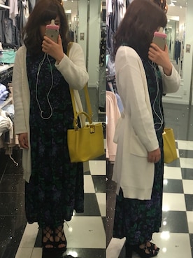 「one way（ワンウェイ）のアイテム（シューズ）」を使った、まい汰んさん（レディース・157cm）の春コーディネート