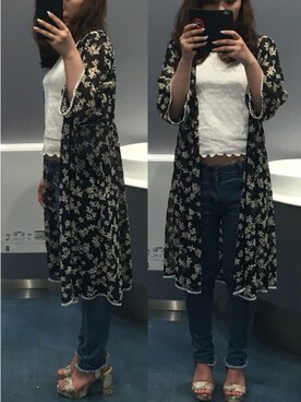 「one way（ワンウェイ）のアイテム（シューズ）」を使った、まい汰んさん（レディース・157cm）の春コーディネート